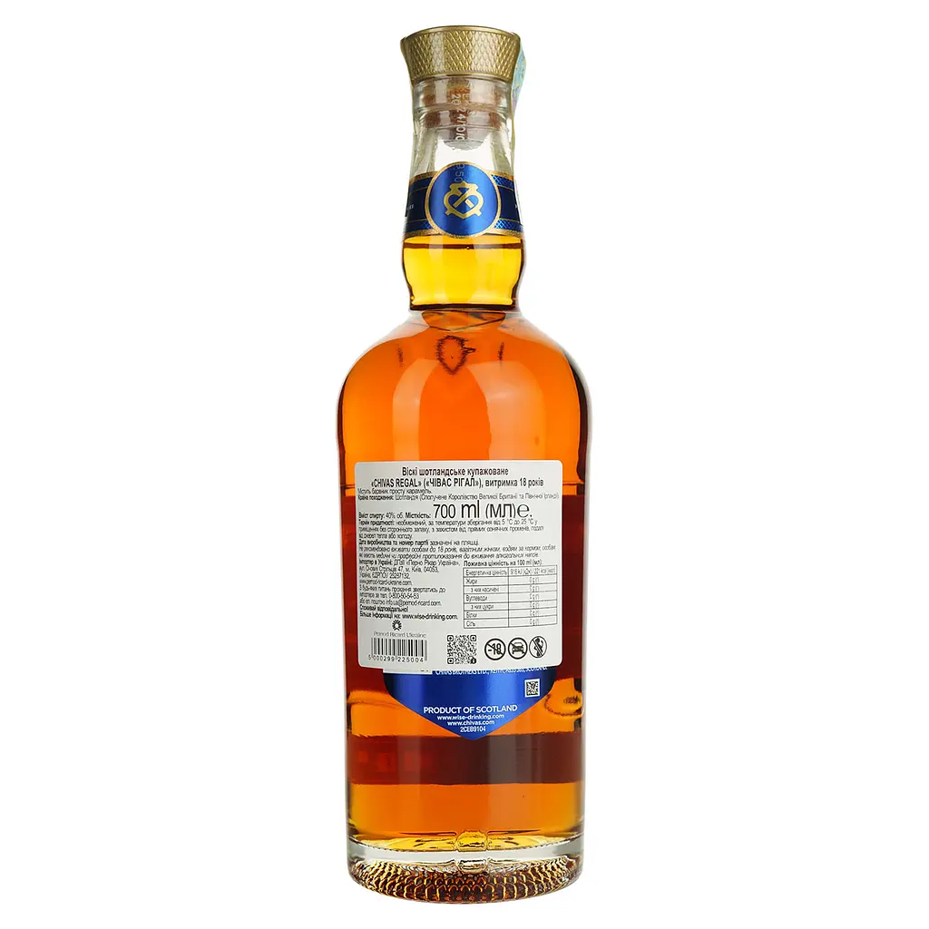 Уцінка. Віскі Chivas Regal 18 років Gold Signature, 40%, 0,7 л (655799)  - фото 5