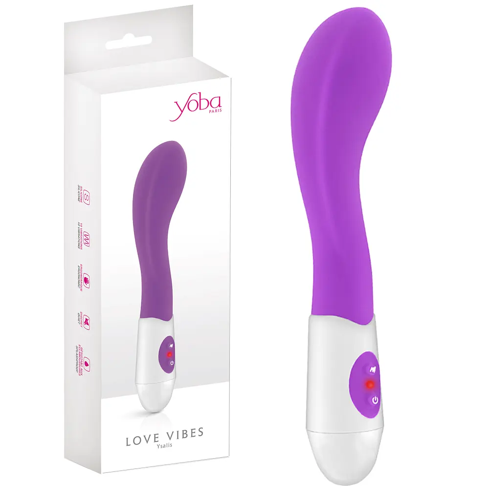 Вибратор Love Vibes Ysalis 19 см (фиолетовый) - фото 3
