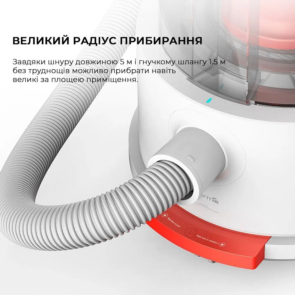 Пилосос Deerma Vacuum Cleaner (Wet and Dry) (TJ200) - фото 10