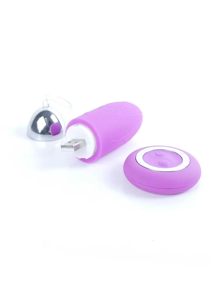 Віброяйце B - Series Lyla Remoted Controller Egg, 9 см (фіолетовий) - фото 6