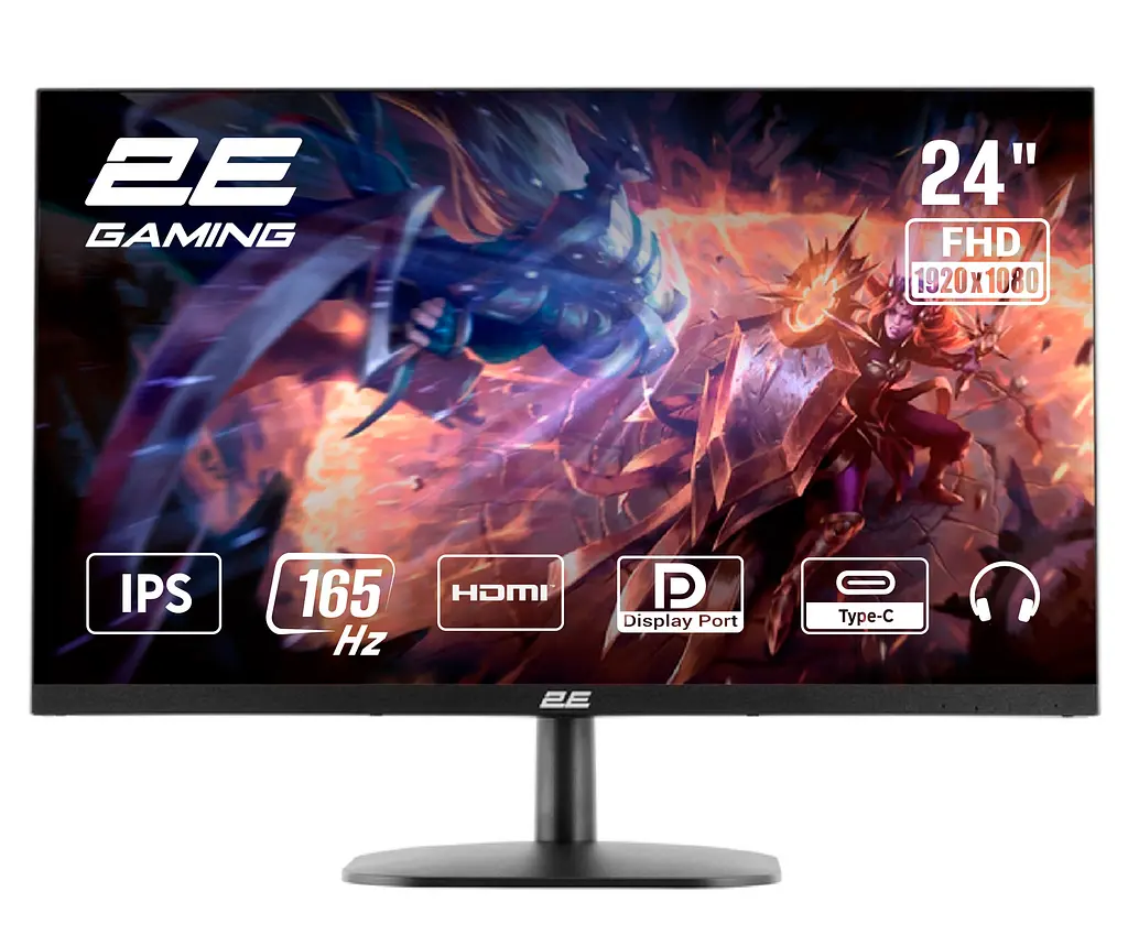 Монітор 2E Gaming 23.8" G2423B HDMI DP USB-C Audio IPS 165Hz 1ms FreeSync teh0014227 - фото 3