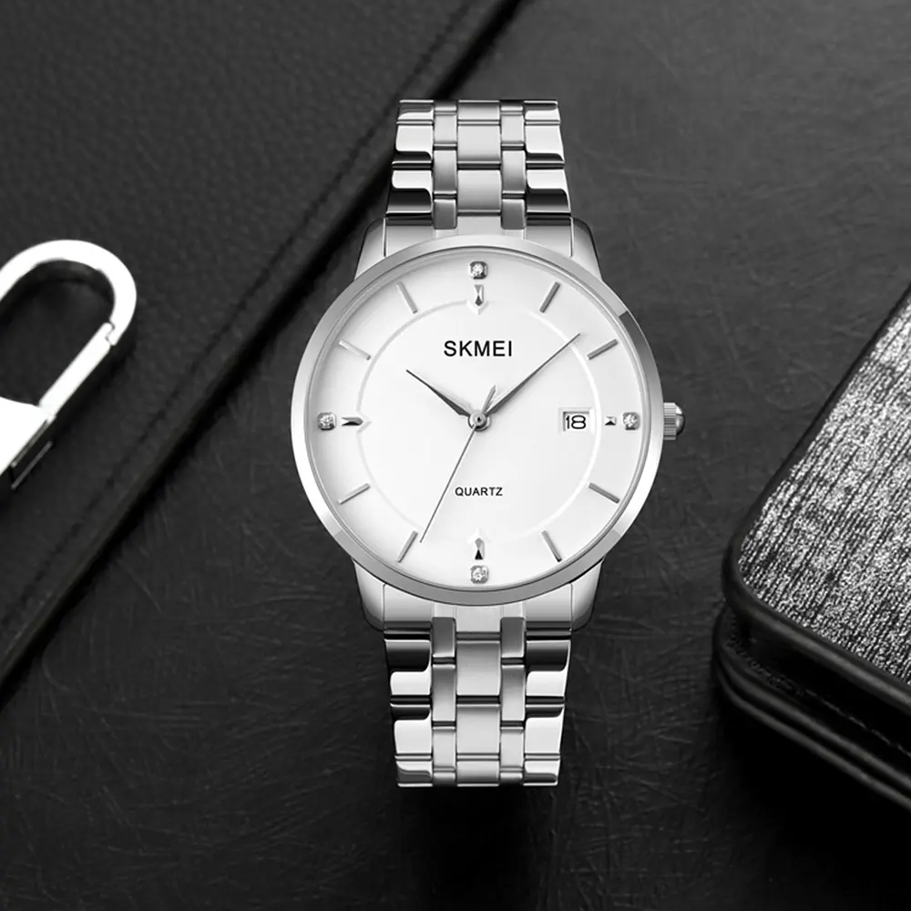 Наручные часы мужские 1801SSI Silver Case Mesh Band Skmei acs0030583 - фото 3