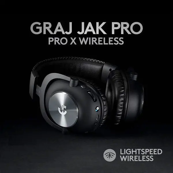 Комп'ютерна гарнітура Logitech G PRO X Wireless Lightspeed Black (981-000907) - фото 5