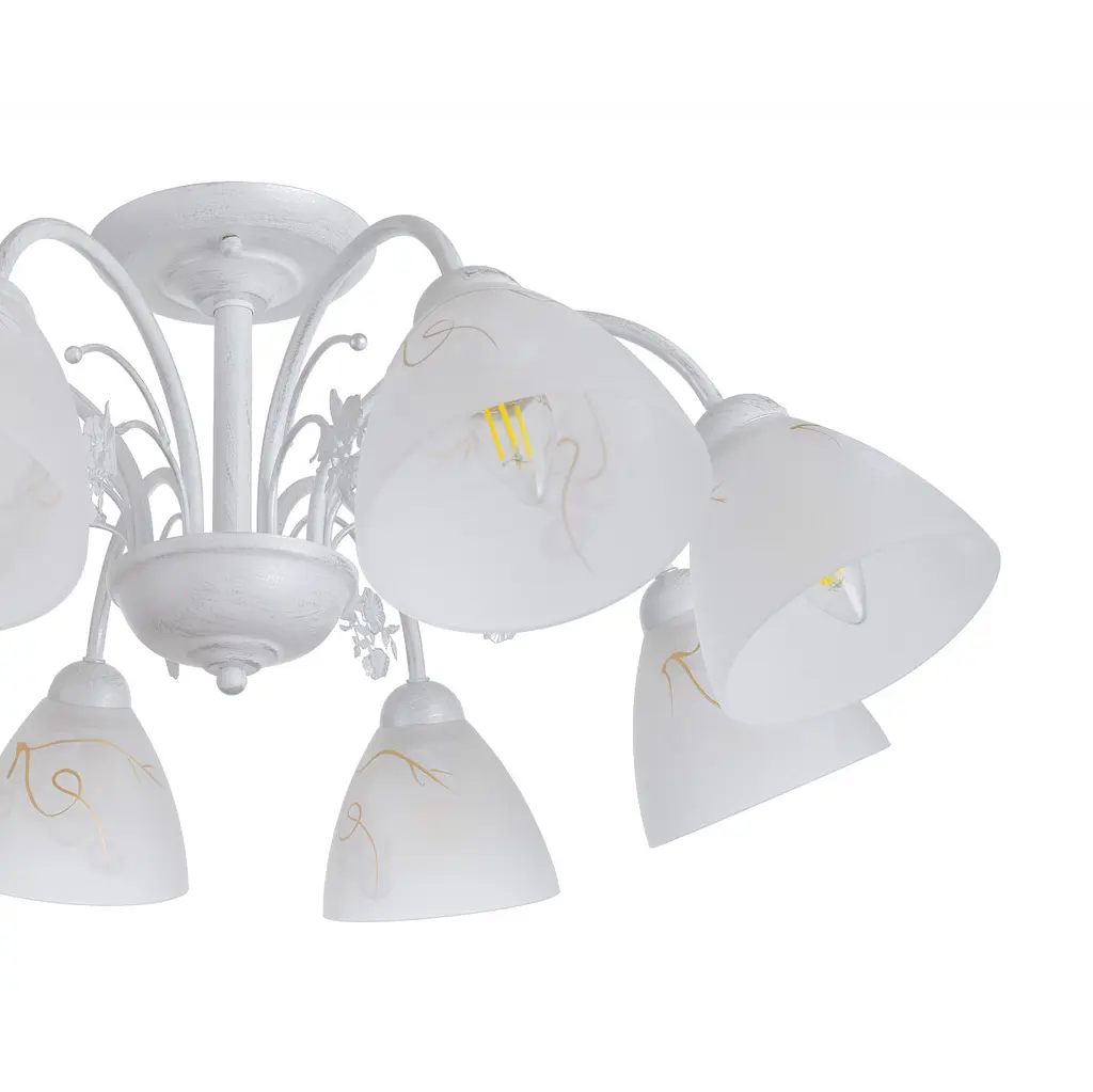 Люстра потолочная Brille E14 60W WH (LK-685C/8) - фото 5