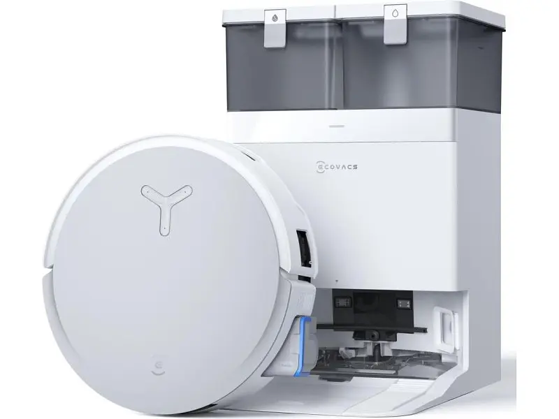 Робот-пилосос з вологим прибиранням ECOVACS Deebot X8 Omni White - фото 2