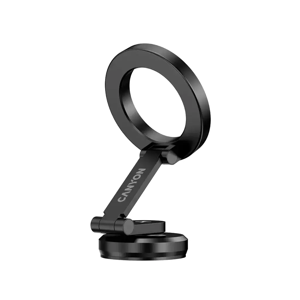 Універсальний автотримач Canyon Magnetic phone holder OnGrip 10 aluminum Black (CNS-CCHM10) - фото 5