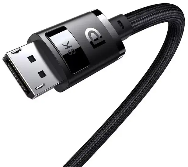 Кабель Baseus High Definition Series DP 8K to DP 8K Adapter Cable 1.5m B00633706111-01 Black - фото 2