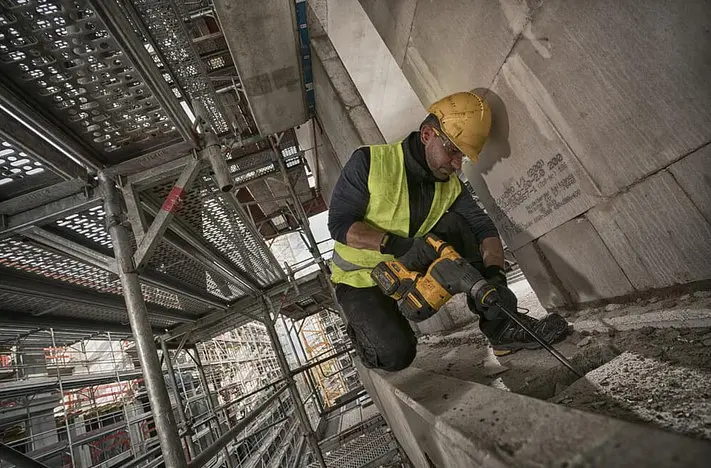 Перфоратор акумуляторний DeWALT SDS-Plus 54 В XR FlexVolt без АКБ та ЗП DCH333NT - фото 5
