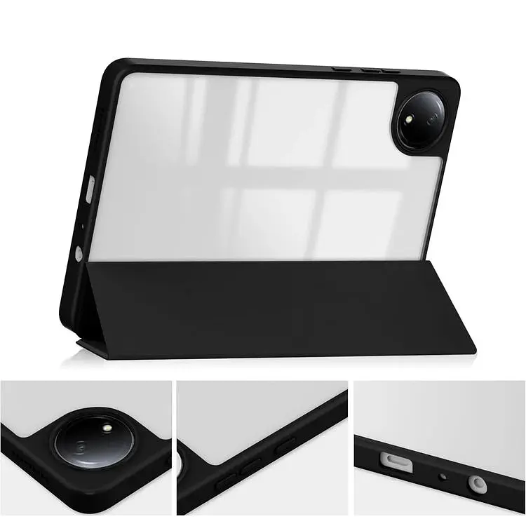 Чохол-книжка BeCover Soft Edge TPU з кріпленням для стілусу для Xiaomi Redmi Pad SE 8.7" Black (712564) - фото 3