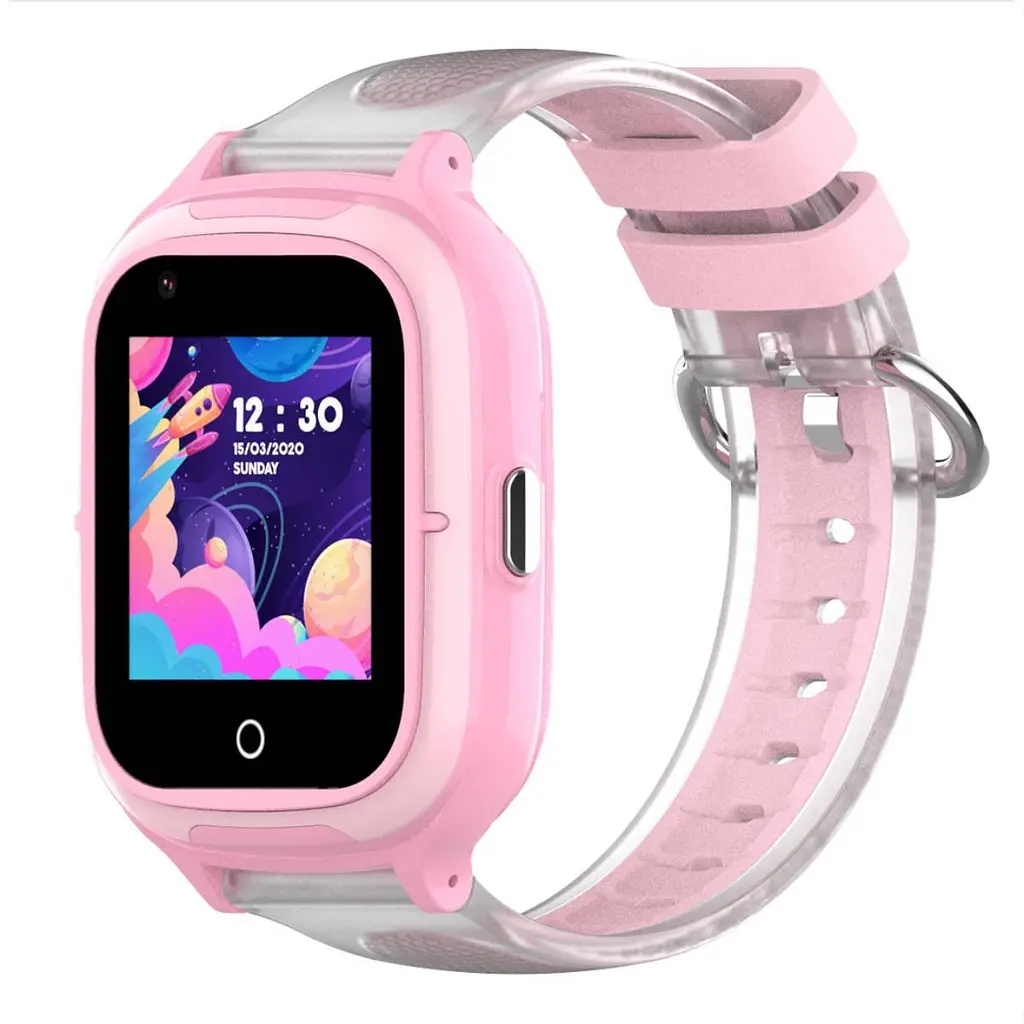 Смарт-годинник дитячий Wonlex KT23 з камерою WI-FI GPS SIM-карта відеодзвінок Pink (17769-hbr)