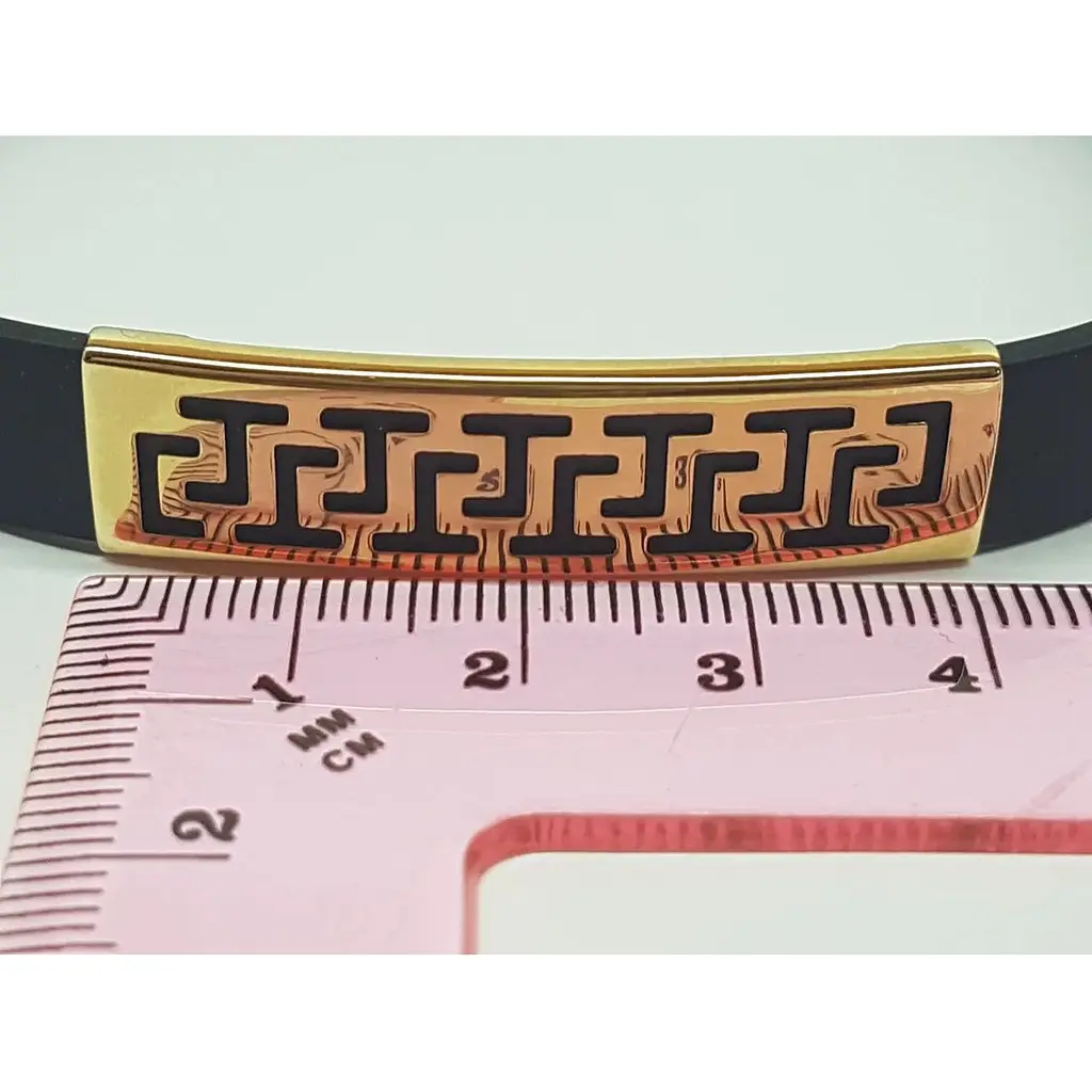 Золотий браслет Tango з каучуком. 910034М 23 - фото 3