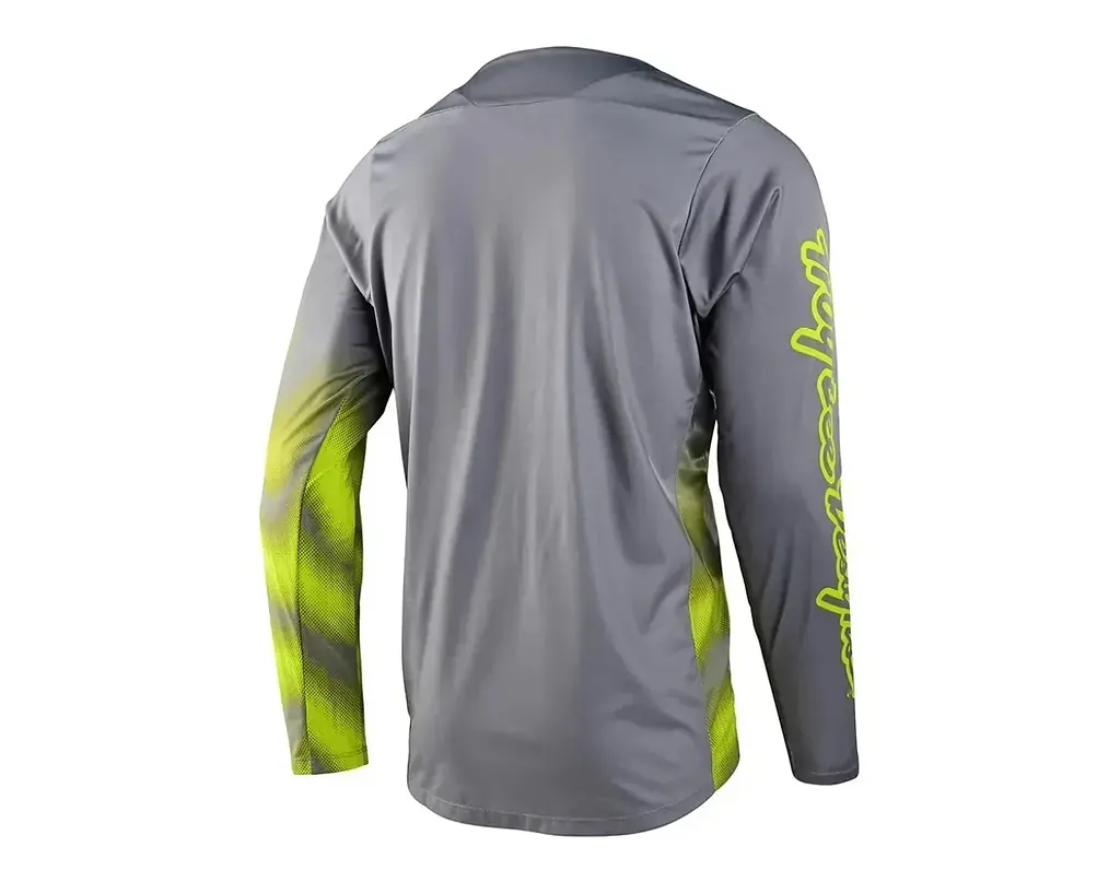 Велоджерси Troy Lee Designs Skyline LS Chill Jersey Waves Grey/Yellow XL (1106-353607005) - фото 2