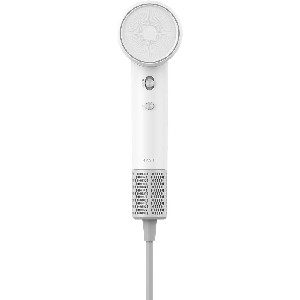Набір Havit HDK88 Beauty Set 5 в 1 фен, дзеркало, зарядка, динамік (HV-HDK88-WHGY) - фото 4