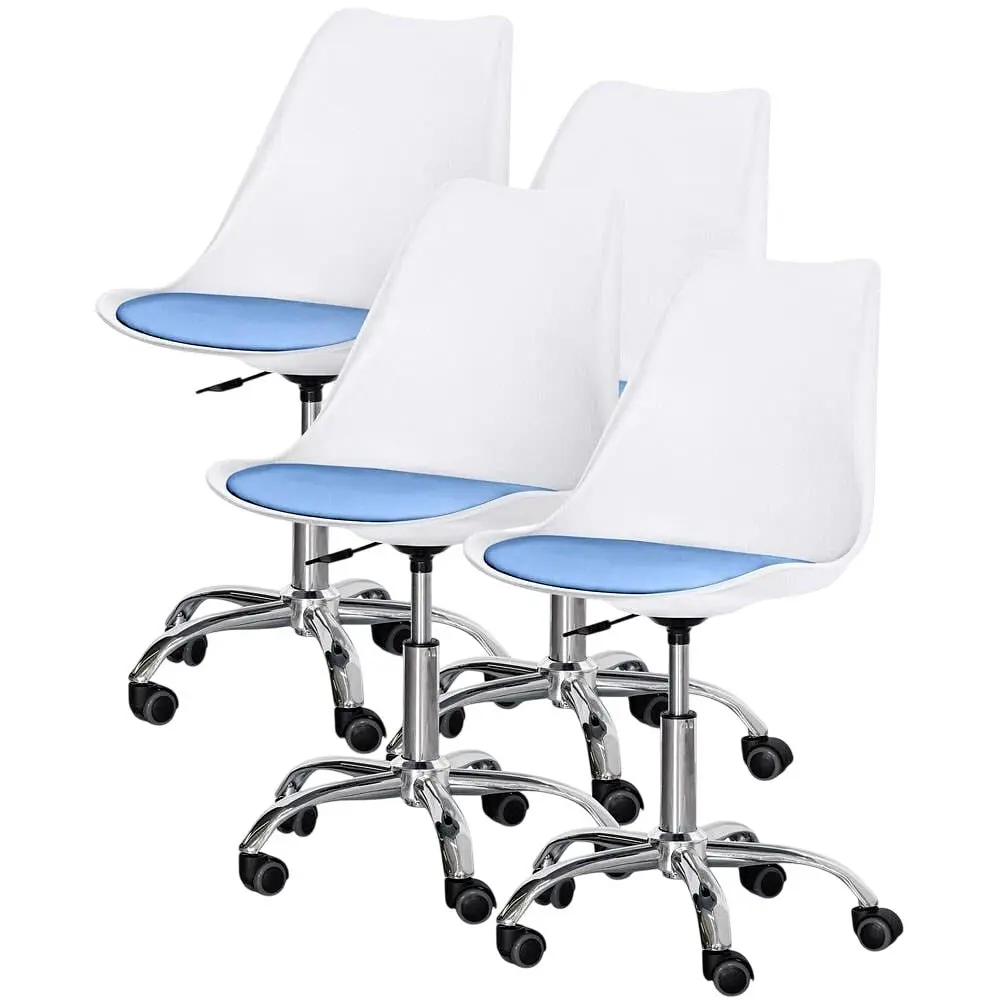 Крісло Evo-Kids Capri White/Blue 4 шт. (H-231 W/BL-Х4)