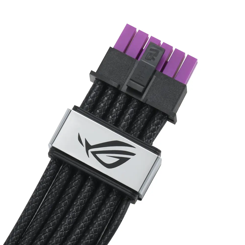 Кабель для відеокарти Asus ROG Equalizer 12V-2x6 ATX 3.1 & PCIe 5.1 Black (90YE00BN-B0QA00) - фото 5