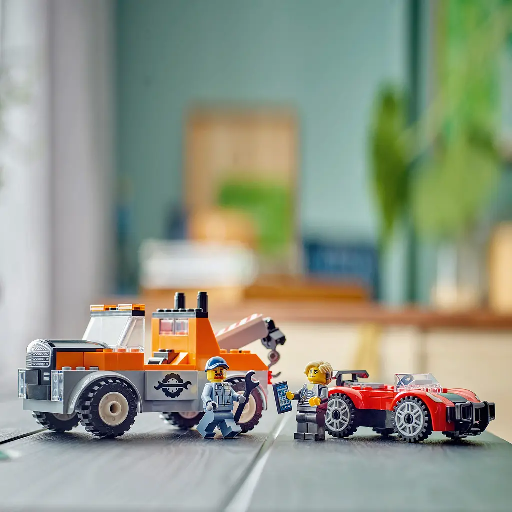 Конструктор LEGO City Евакуатор і ремонт спортивних авто 101 деталь (60435) - фото 3