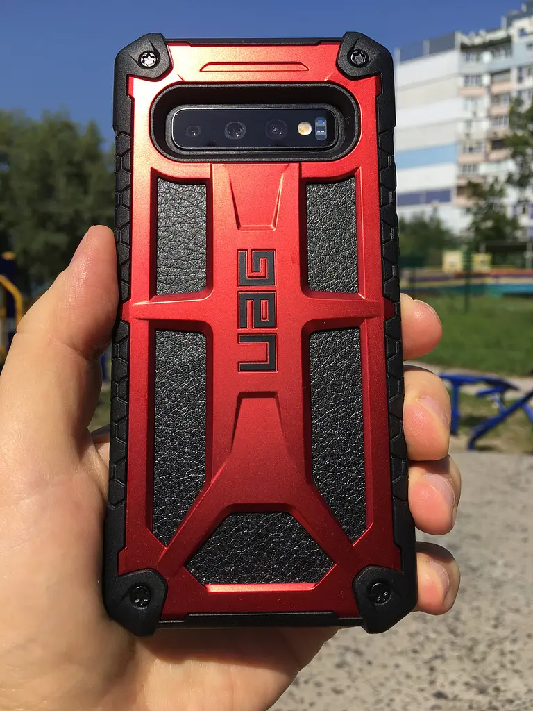Чохол протиударний UAG Monarch (Original) для Samsung Galaxy S10 (6.1") Crimson - фото 2