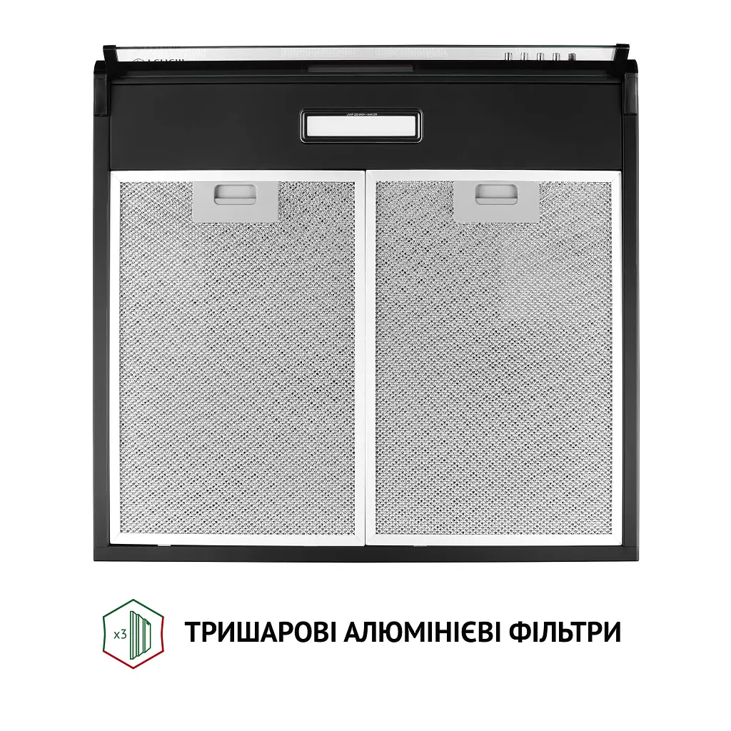 Витяжка плоска Perfelli PL 5144 BL LED - фото 7