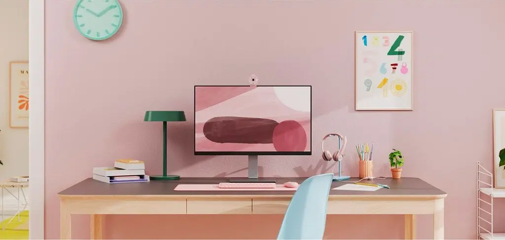Веб-камера Logitech BRIO 300 Rose (960-001448) [86091] - фото 7
