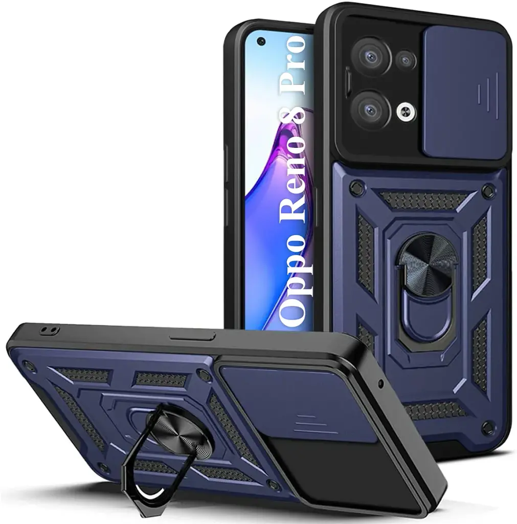 Панель BeCover Military для Oppo Reno 8 Pro Blue (709353) - фото 2