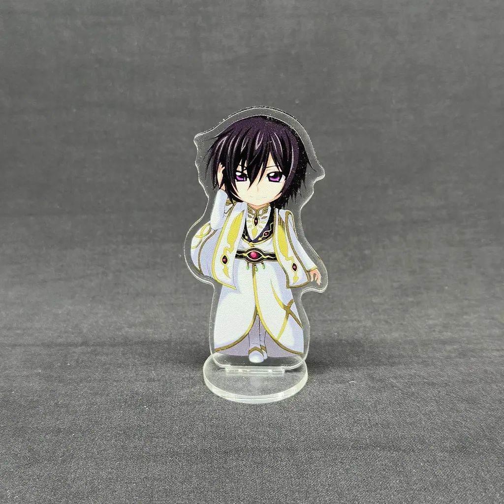 Акрилова колекційна фігурка Чібі Chibi Code Geass - Код Гіас: Повсталий Лелуш (Лелуш Ламперуж) 10 см - фото 2