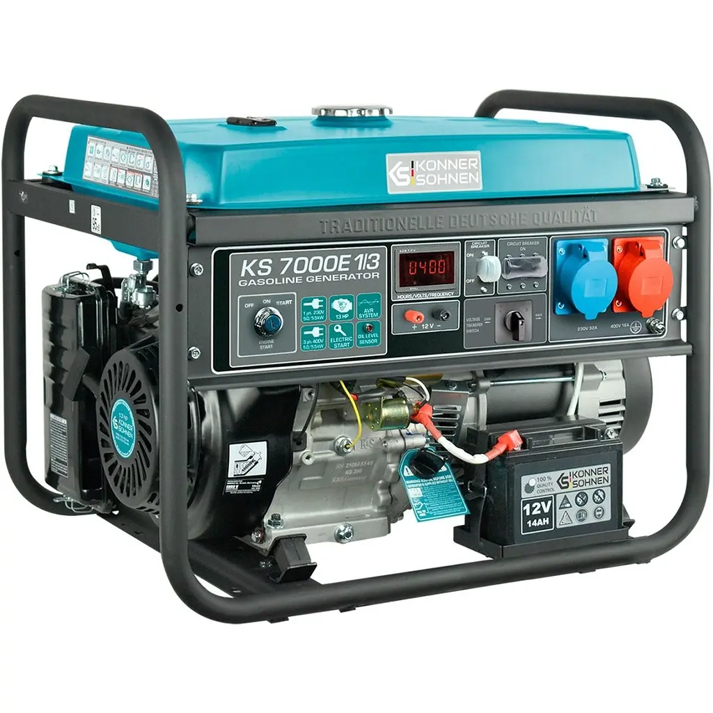 Генератор бензиновий Konner&Sohnen KS 7000E-1/3 [134959] - фото 3