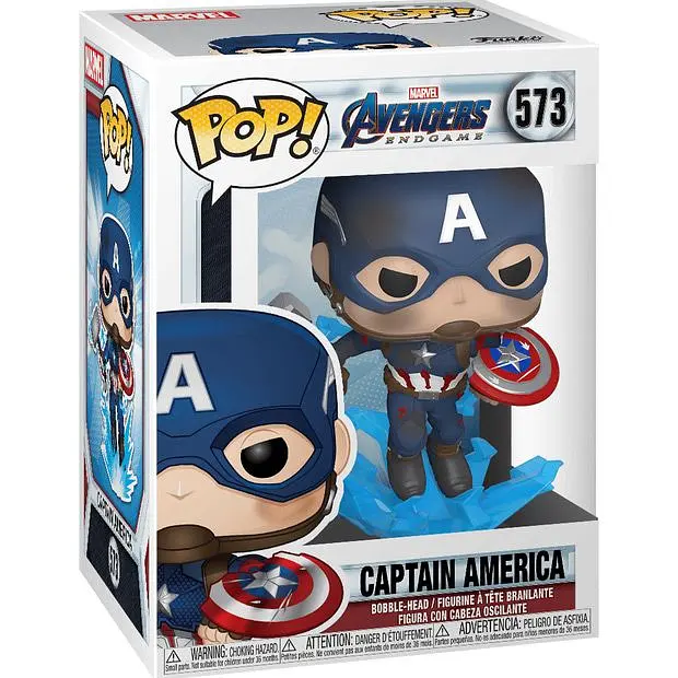Фігурка Funko Pop! Avengers Endgame: Капітан Америка з мйольніром 9.6см (45137) [117709] - фото 5