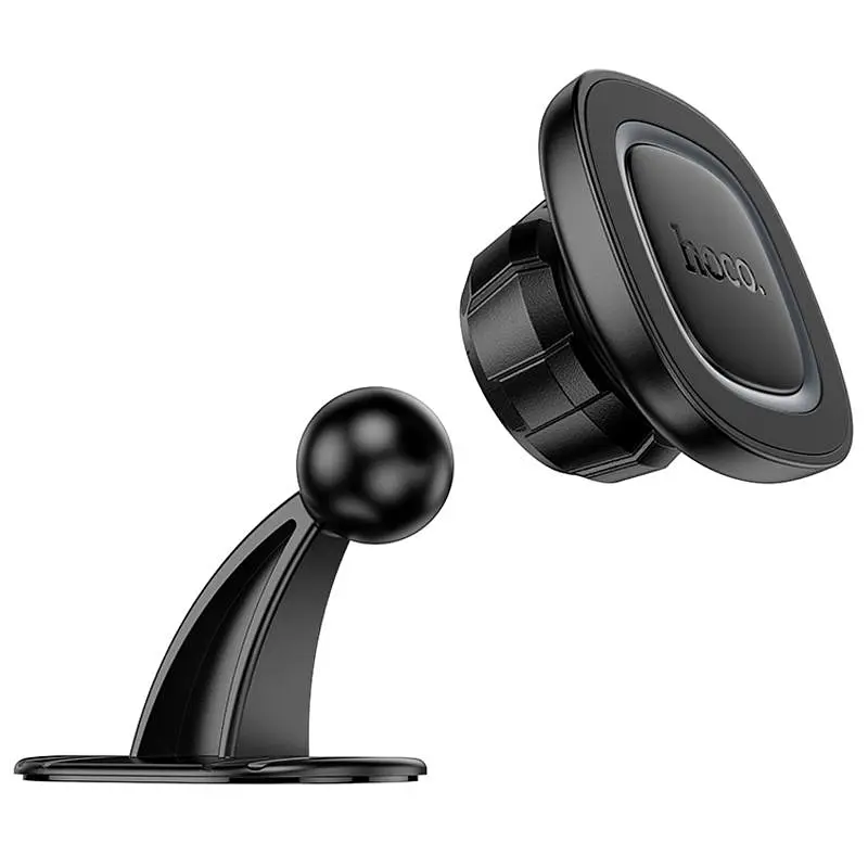 Автотримач Hoco H73 Crown magnetic (center console) Black / Metal gray - фото 3