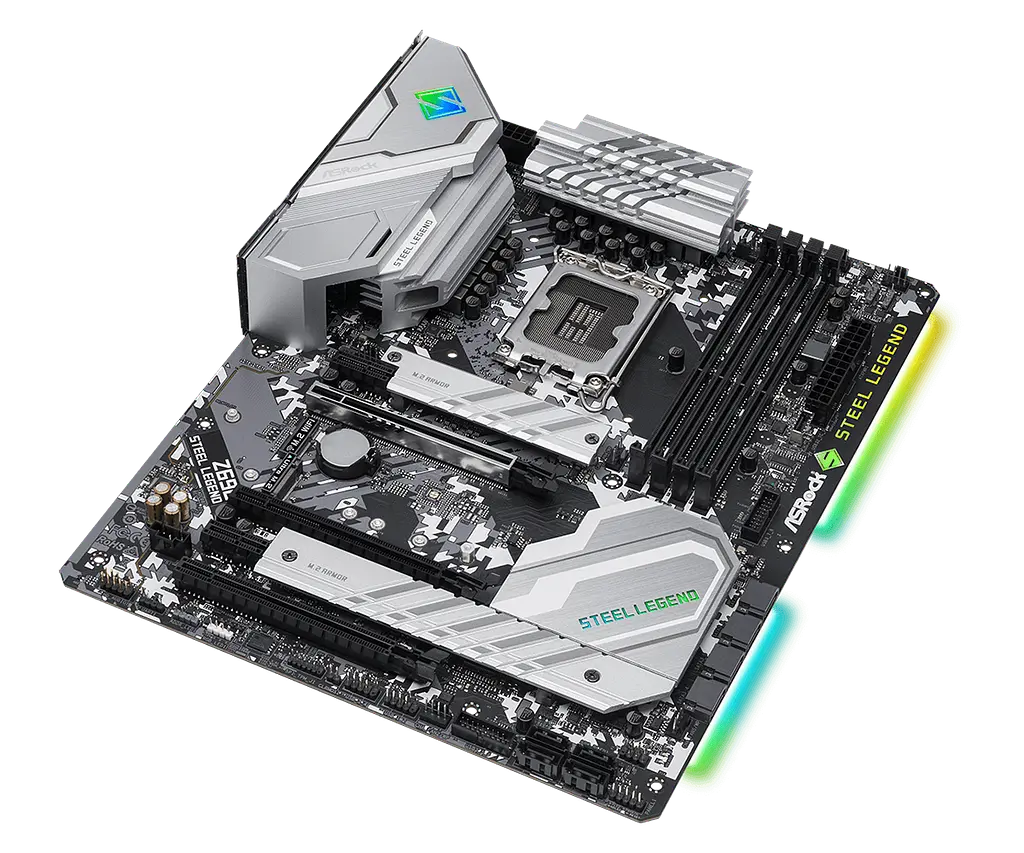 Материнська плата ASRock Z690 Steel Legend LGA 1700 (Z690 Steel Legend) Б/В - фото 2