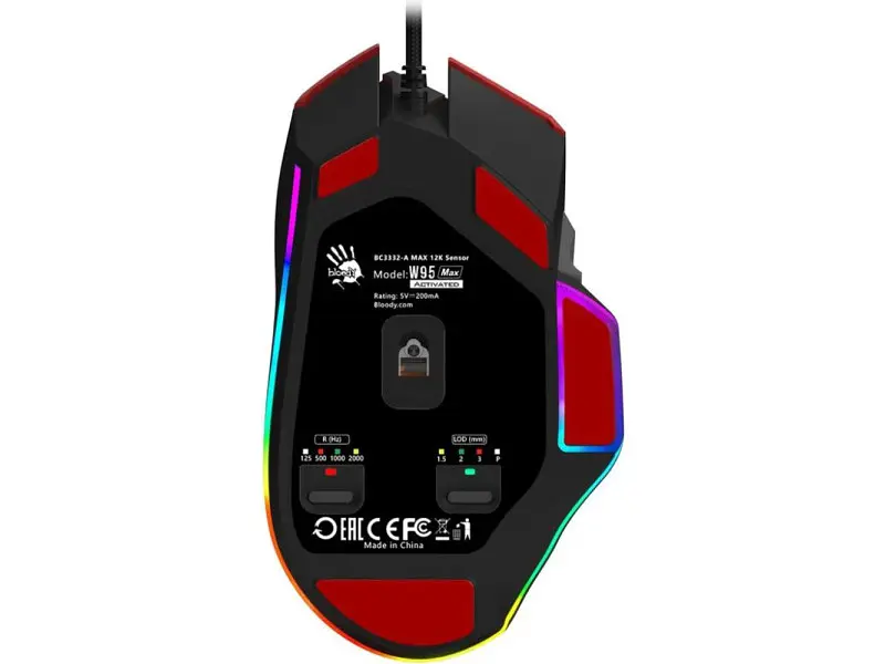 Миша A4Tech Bloody W95 Max Sports Red - фото 6