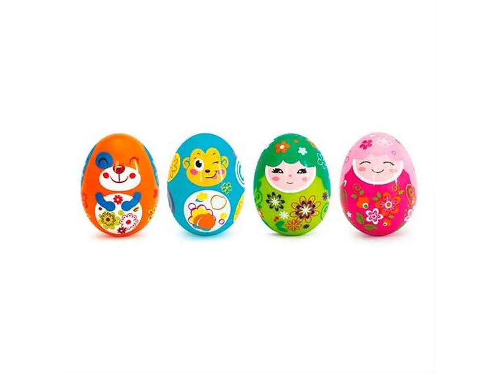 Брязкальце Hola Toys різнокольоровий Яйця (3102C) - фото 3