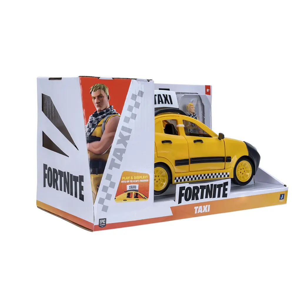 Ігровий набір Jazwares Fortnite Joy Ride Vehicle Taxi Cab, автомобіль і фігурка (FNT0817) - фото 15