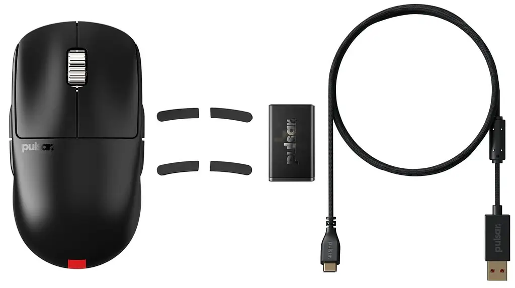 Миша PULSAR X2A eS Size2 4K (8K Wired) Black (PX2AES21) - фото 3