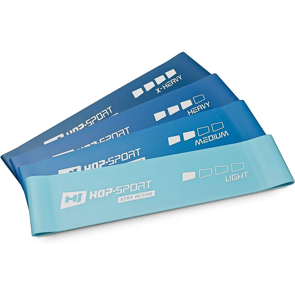 Набор резинок для фитнеса Hop-Sport 600x75 мм HS-L675RLB синий - фото 2