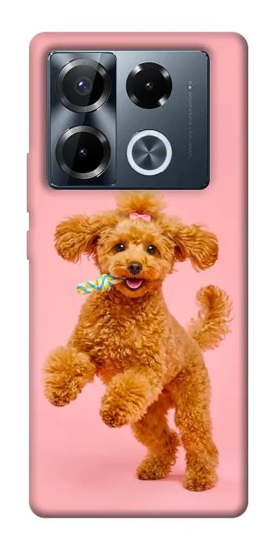 TPU чохол Demsky Happy poodle для Infinix Note 40 Pro 4G