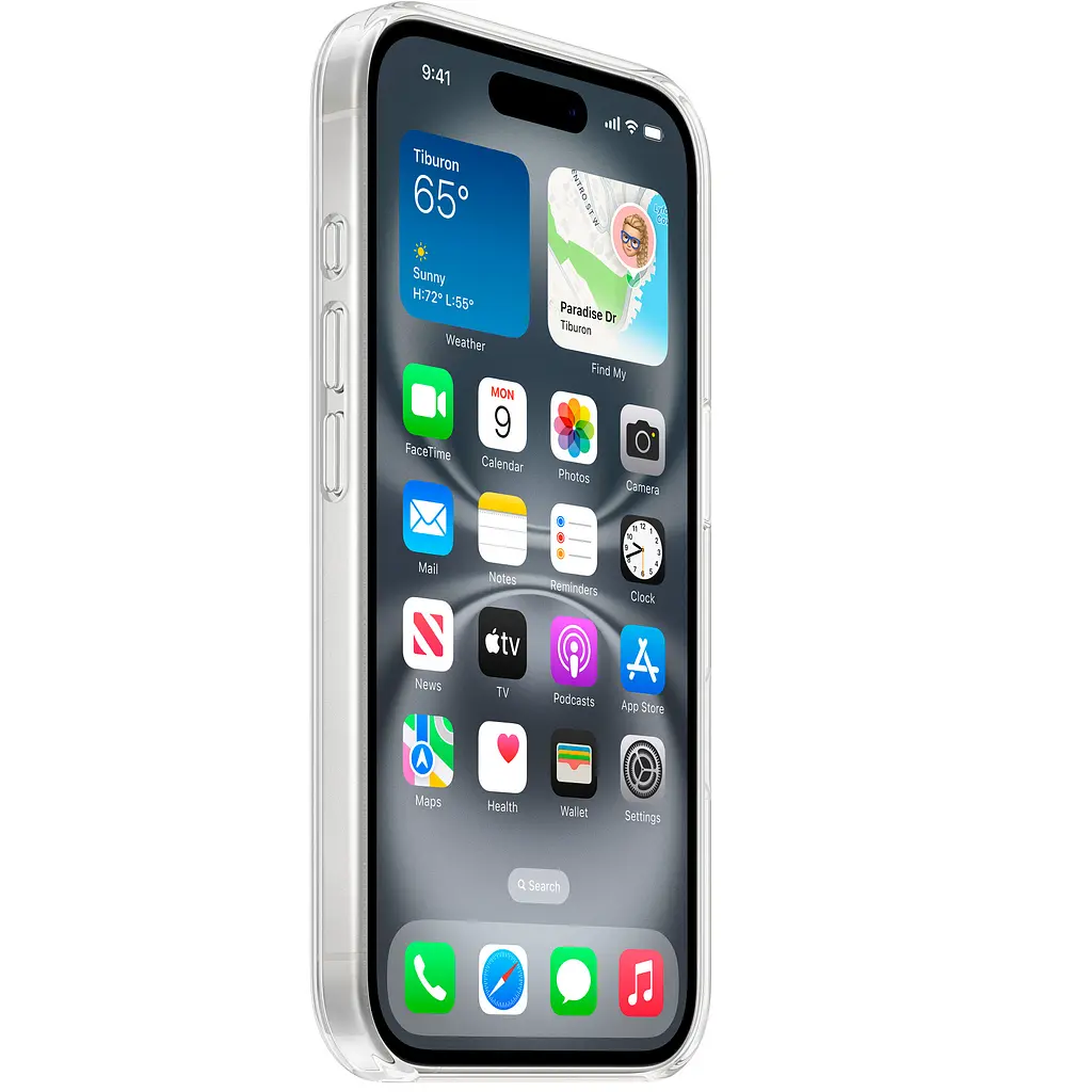 Чехол Clear Case with MagSafe для Apple iPhone 16 Plus Transparent AA [115335] - фото 2