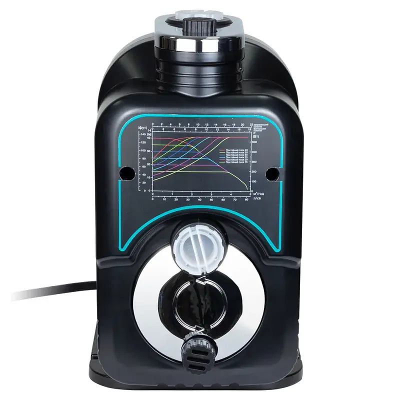 Станція 0.55кВт Hmax 40м Qmax 80л/хв з частотним регулюванням 3.0 LEO MAC550 (776496) - фото 8