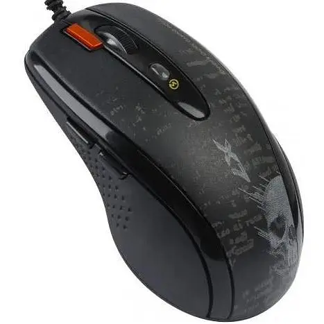 Миша A4Tech F5 USB black - фото 2