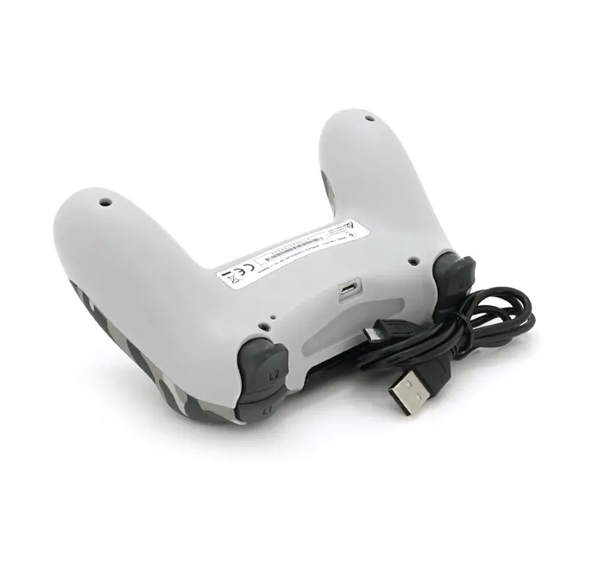 Геймпад джойстик DoubleShock Wireless PS4 Double Motor Vibration DUALSHOCK 4 Haki-White - фото 4