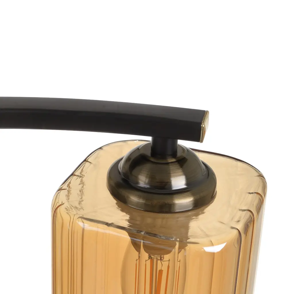 Люстра потолочная Brille в спальню E27 60W BK (LK-654C/3) - фото 3