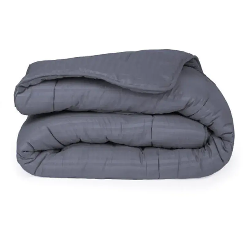 Ковдра MirSon зимова Шовкова Супер Тепла №9003 Eco Light Gray 200x220 см (2200005993514)