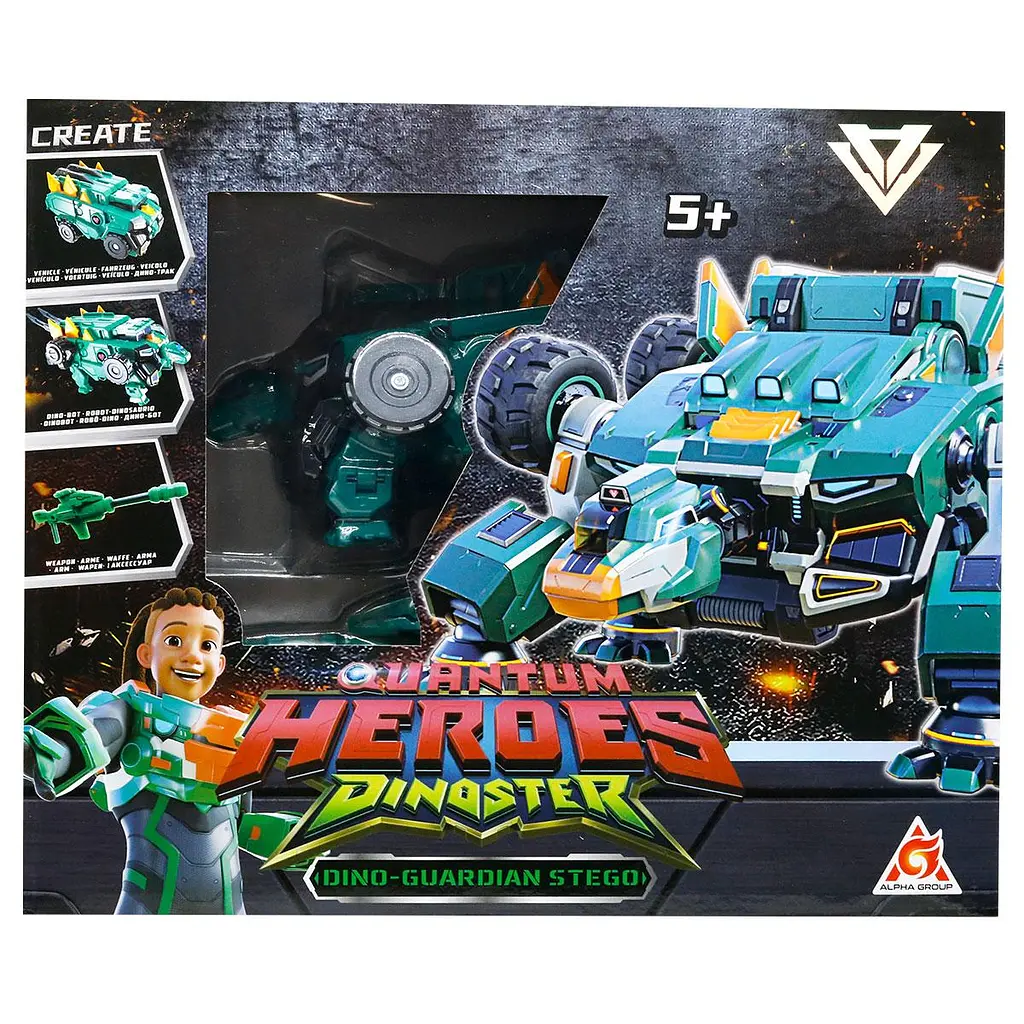 Динозавр-трансформер DINOSTER - МЕГА ДИНО-ҐАРДІАН СТЕГО DINOSTER EU580807 - фото 4
