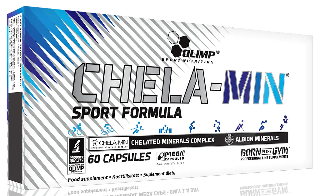 Вітаміни та мінерали Olimp Sport Nutrition Chela-Min Sport Formula, 60 капсул