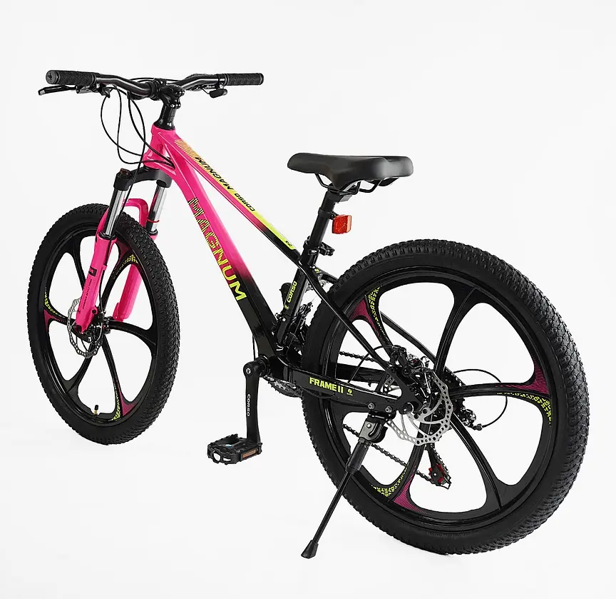 Велосипед спортивный 24" MN-24759 MAGNUM Corso, рама магниевая 11’’, оборудование Saiguan, 21 скорость, собран на 75% (6800077247599) - фото 2