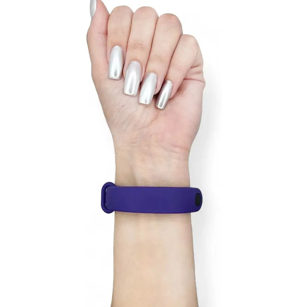 Силиконовый ремешок BeCover для Xiaomi Mi Smart Band 9 Dark Purple (711940) - фото 5