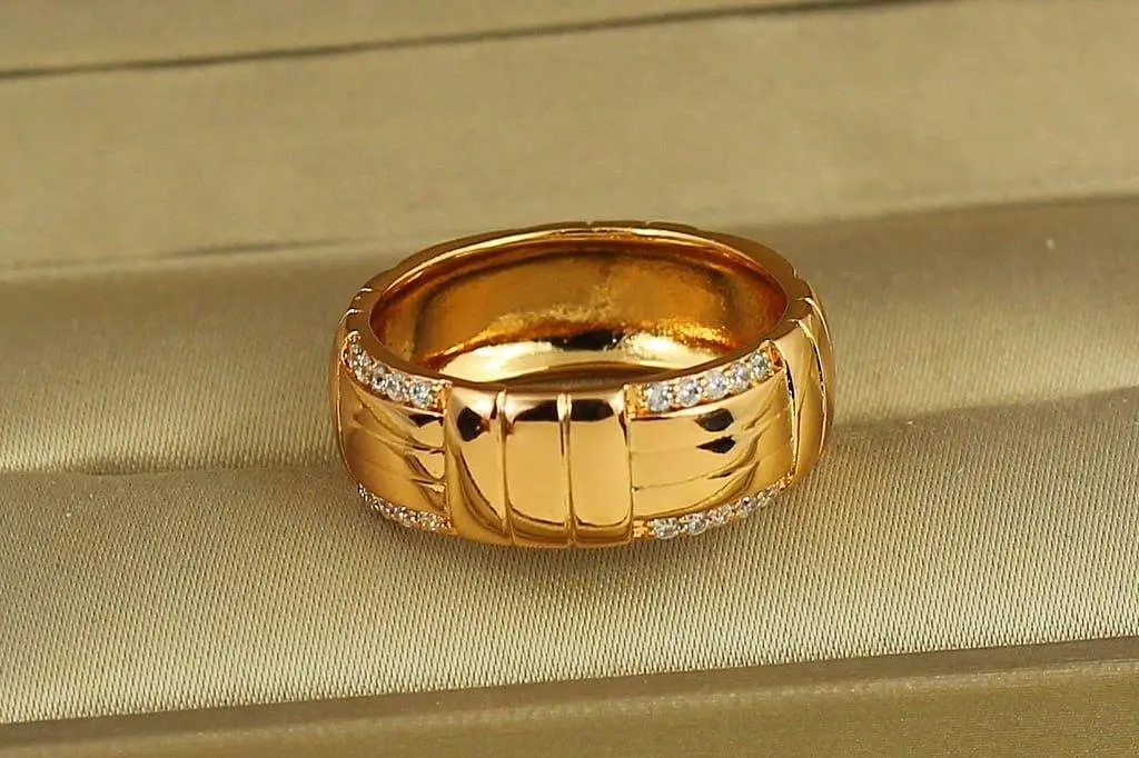 Кільце Xuping Jewelry лукошко р 17 золотисте