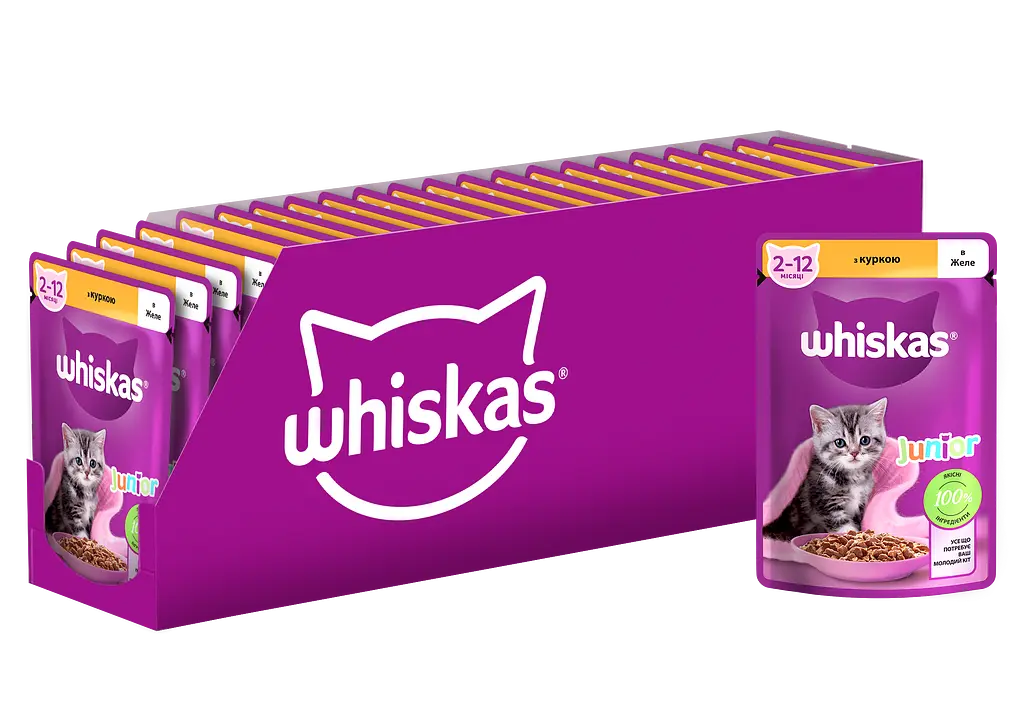 Набор влажного корма для котят Whiskas Микс 1.02 кг (85 г x 12 шт.) - фото 2