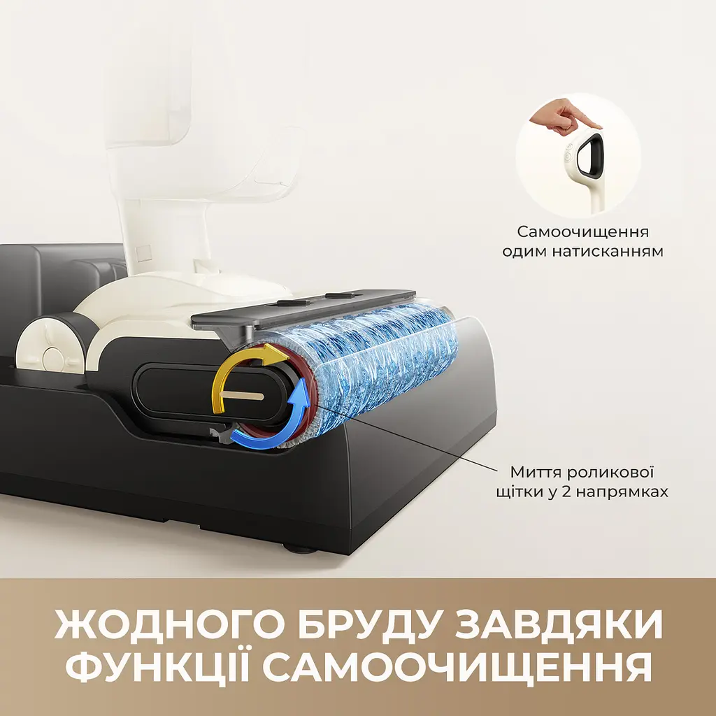 Бездротовий миючий пилосос MOVA K30 Mix 4 в 1 - фото 7
