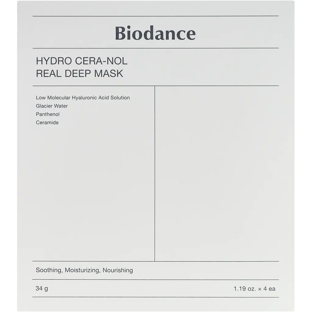 Маска для обличчя Biodance Hydro Cera-Nol Real Deep Sheet Mask 34 г (8809937360629) - фото 2