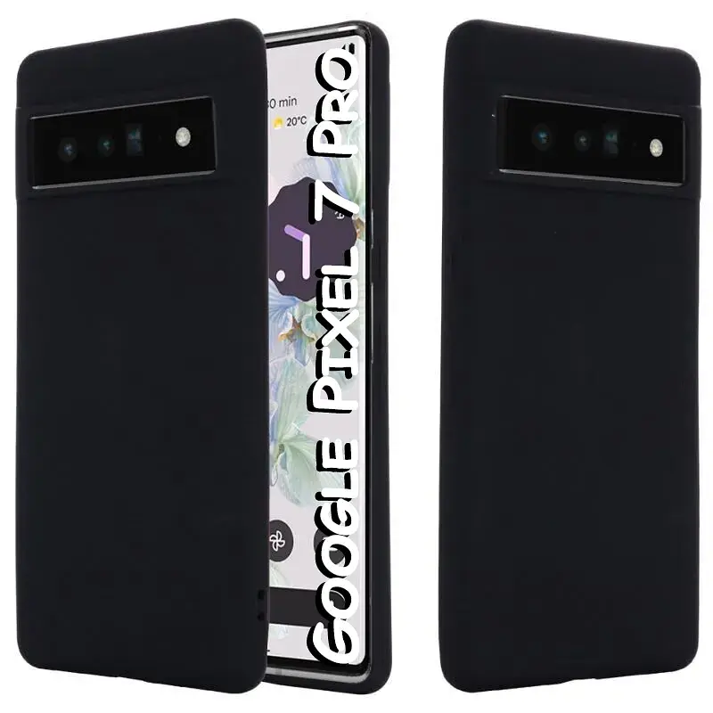 Силіконовий чохол BeCover для Google Pixel 7 Pro Black (708645) - фото 2